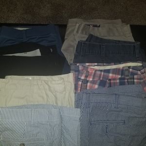 Lot of 8 Mens Shorts, Size 38. Adidas, Ralph Lauren, Vineyard Vines, Gap